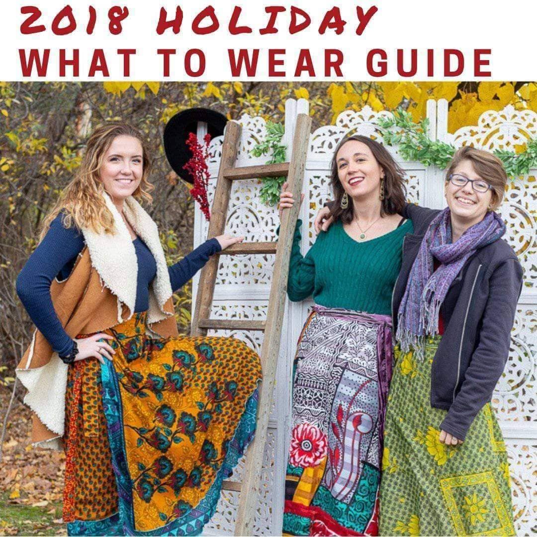 Holiday Outfit Guide: Sari Wrap Skirts