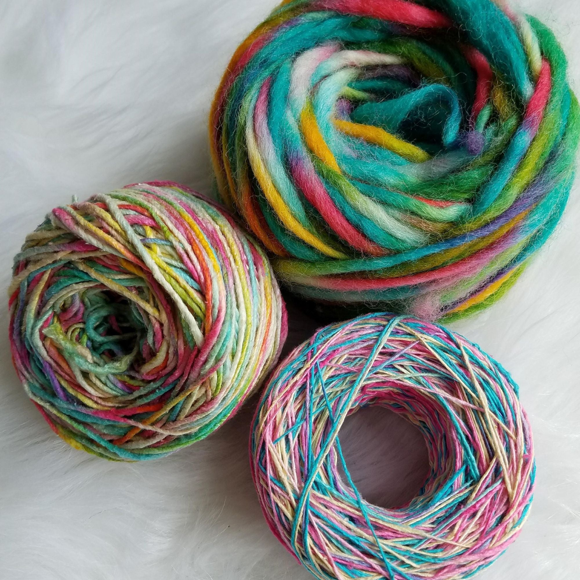Clearance Sale!!!Colorful Dye Neckerchief Hand-Knitted Yarn For