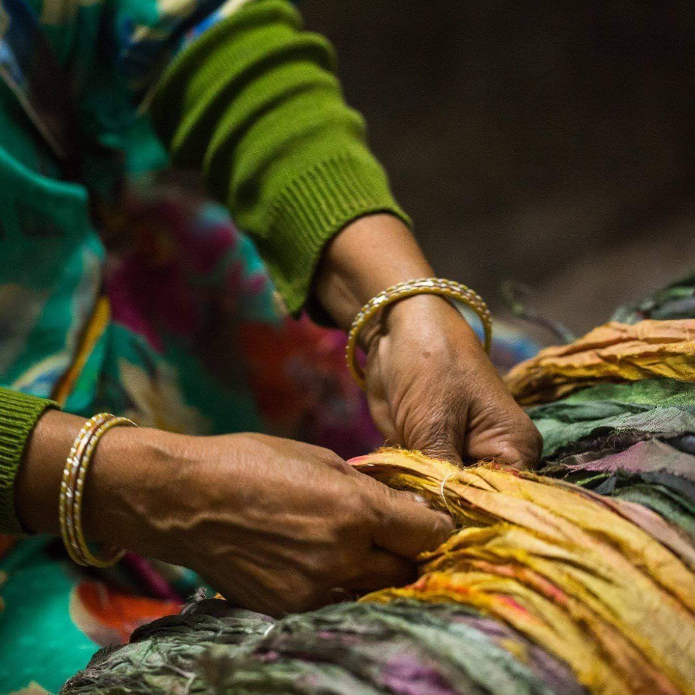 Everything You Need To Know: Sari Silk Ribbon Yarn - Darn Good Yarn