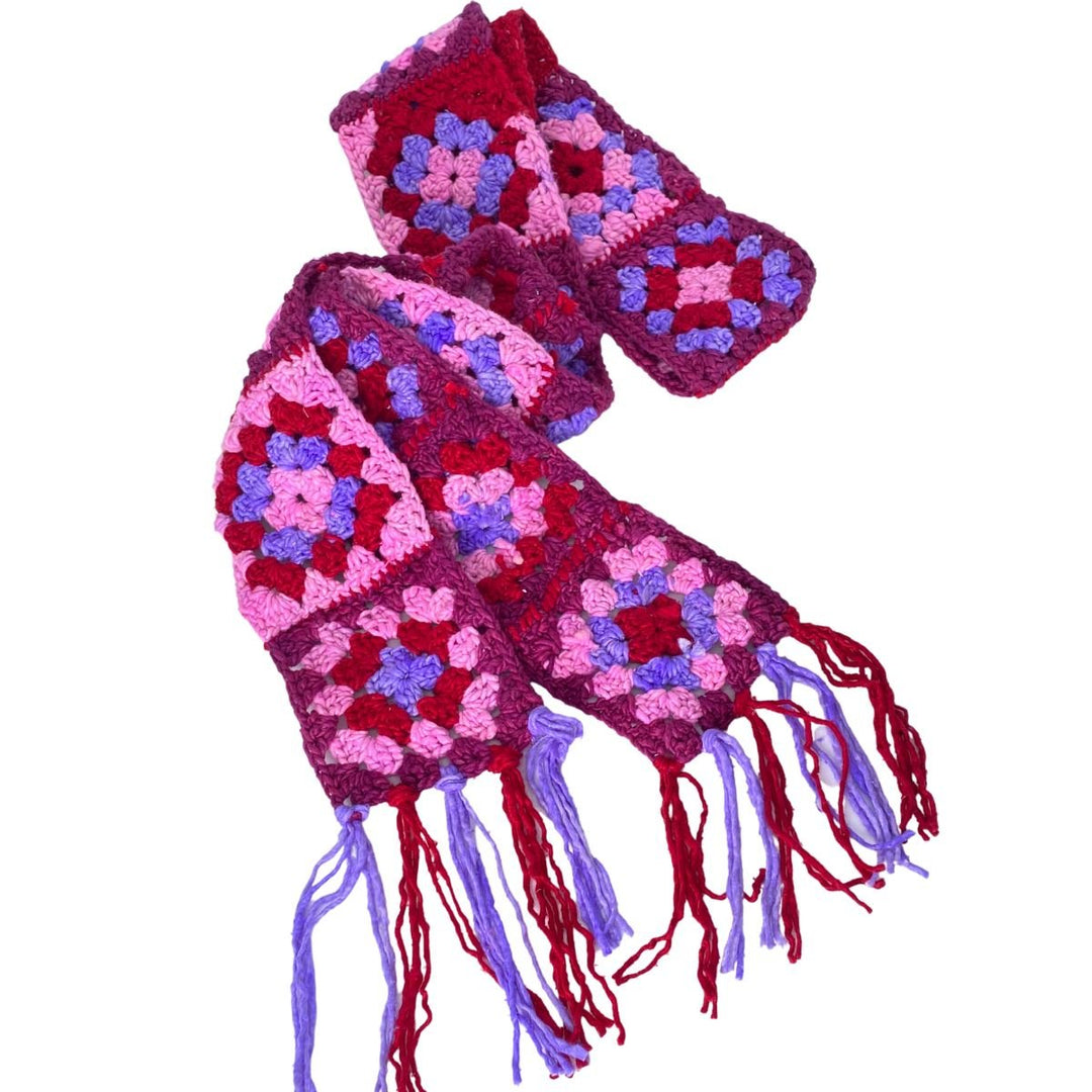 Glorious Granny Square Scarf | Easy Crochet Tutorial - Darn Good Yarn