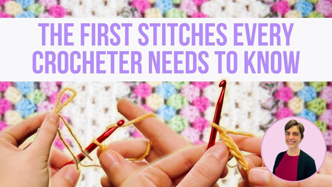 How To Start Crocheting - An Intro to the First Stitches You Need To Know - Darn Good Yarn