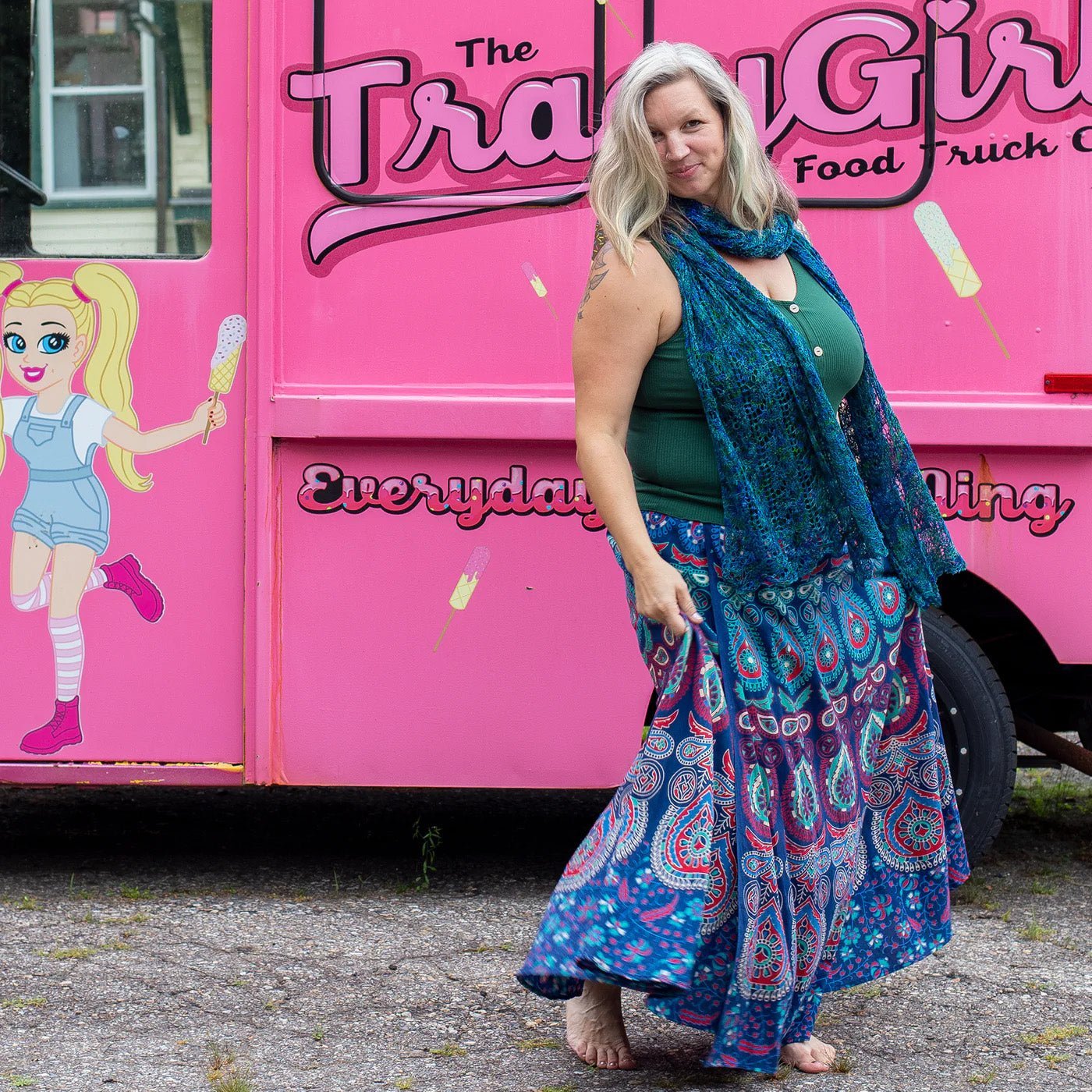 How To Wear Your 100 Cotton Wrap Skirt Darn Good Yarn
