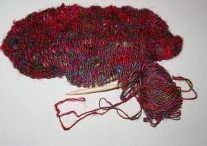 KNIT: A Recycled Silk Hat Experiment - Darn Good Yarn