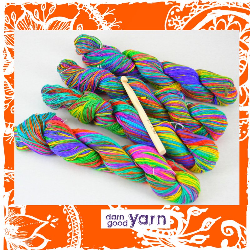 Handfasting Cords Made From Reclaimed Sari Silk Yarn – Darn Good Yarn