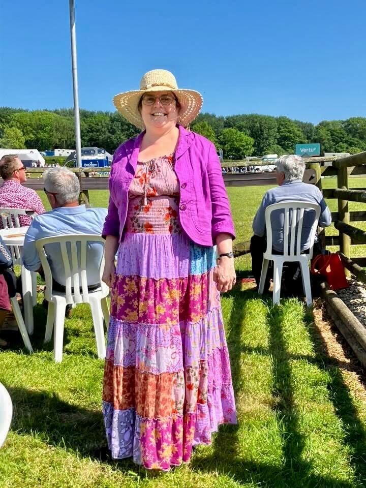 Darn Good Yarn: Limited Edition:  Woodstock Dreams Cotton Patchwork Maxi Dress, Clothing and Accessories