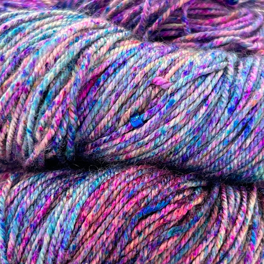 Hand Beaded Silk Yarn - Darn Good Yarn