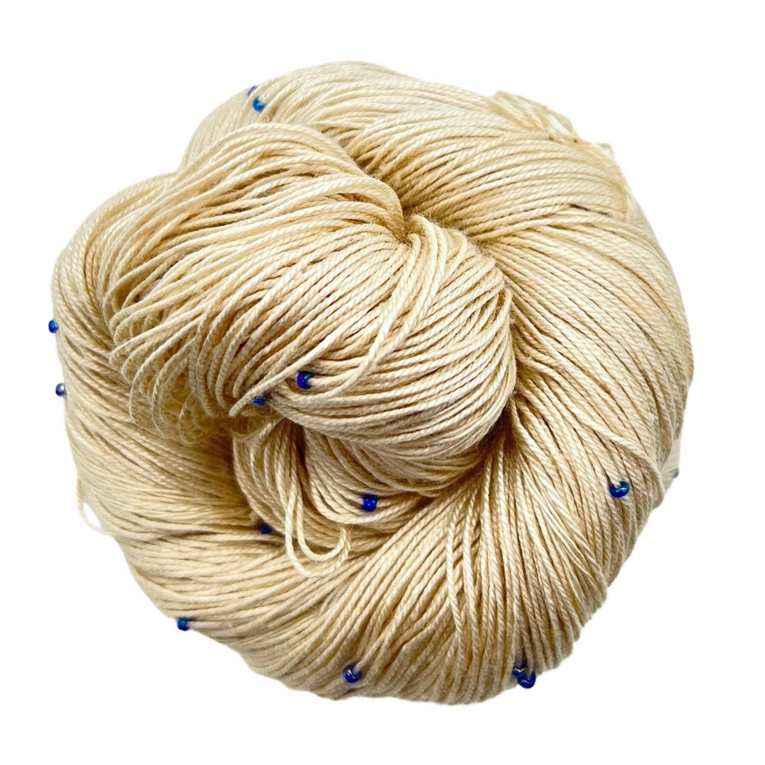 Hand Beaded Silk Yarn - Darn Good Yarn