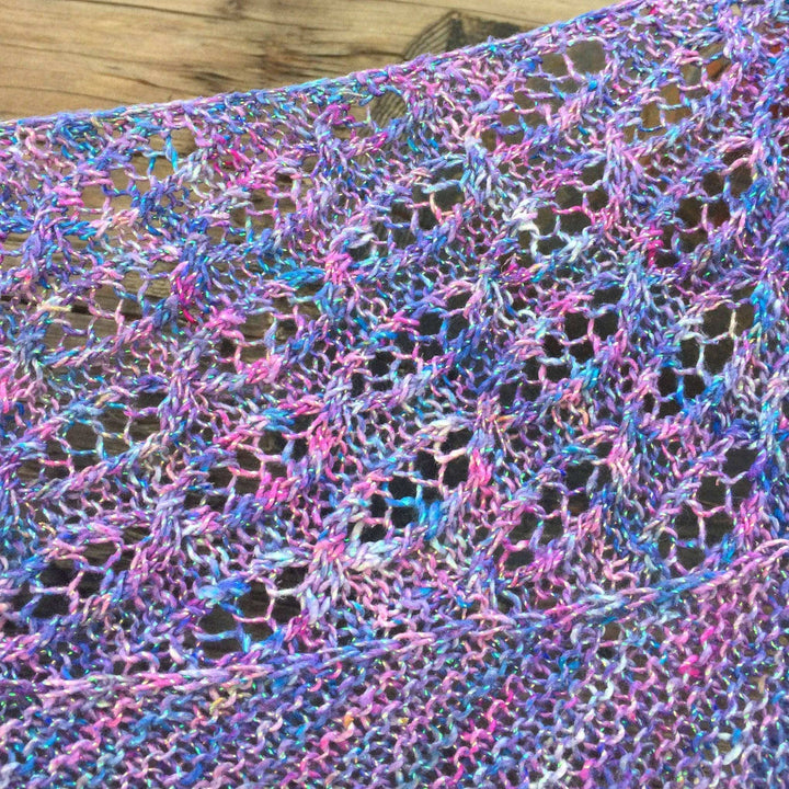 Products Joyous Mermaid Shawl Pattern closeup