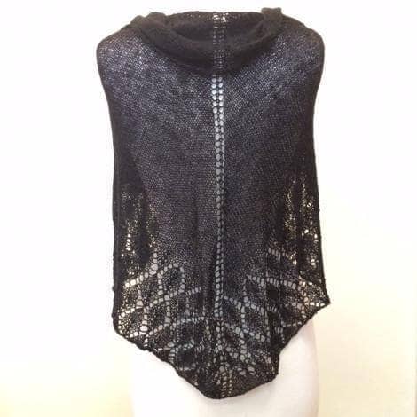 black shawl over a mannequin