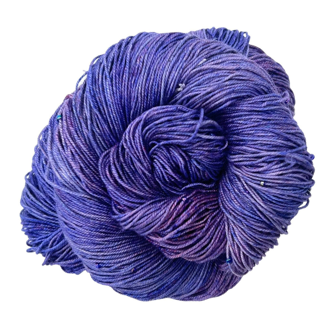 Hand Beaded Silk Yarn - Darn Good Yarn