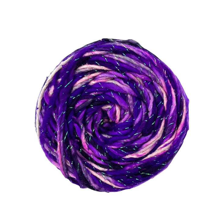 Sparkle Silk Roving Worsted Weight Silk Yarn - Darn Good Yarn