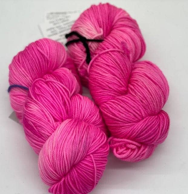 Friday Night Fibers - Pink Lady DK Weight Hand Painted Hand Dyed