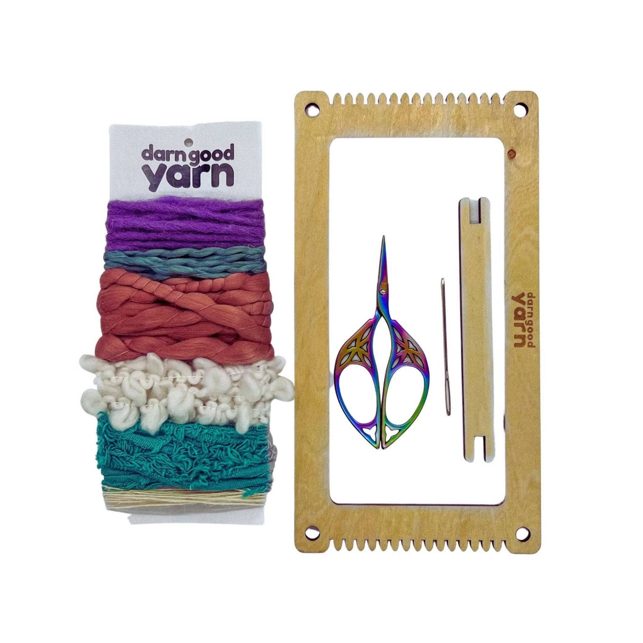 Mini Loom Kit For Weaving – Darn Good Yarn