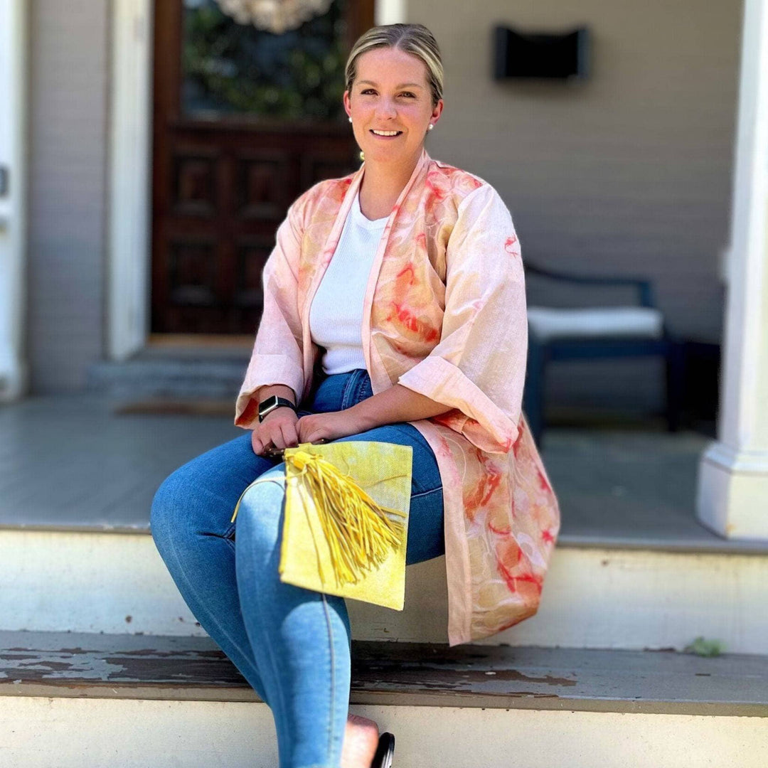 The Charlotte - Short Sari Robe - Darn Good Yarn