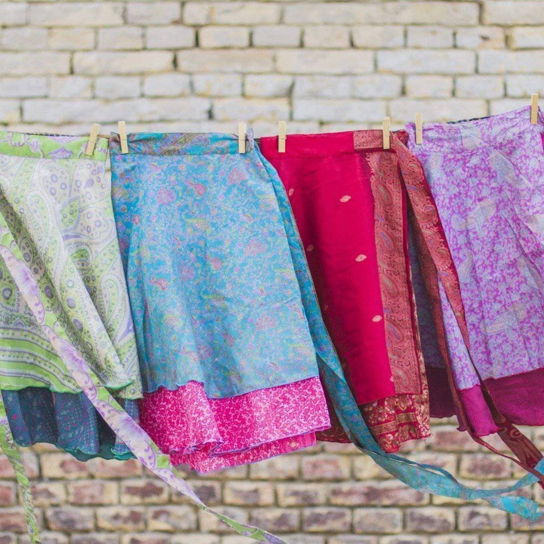 5 New Ways To Wear Your Sari Wrap Skirt - Darn Good Yarn