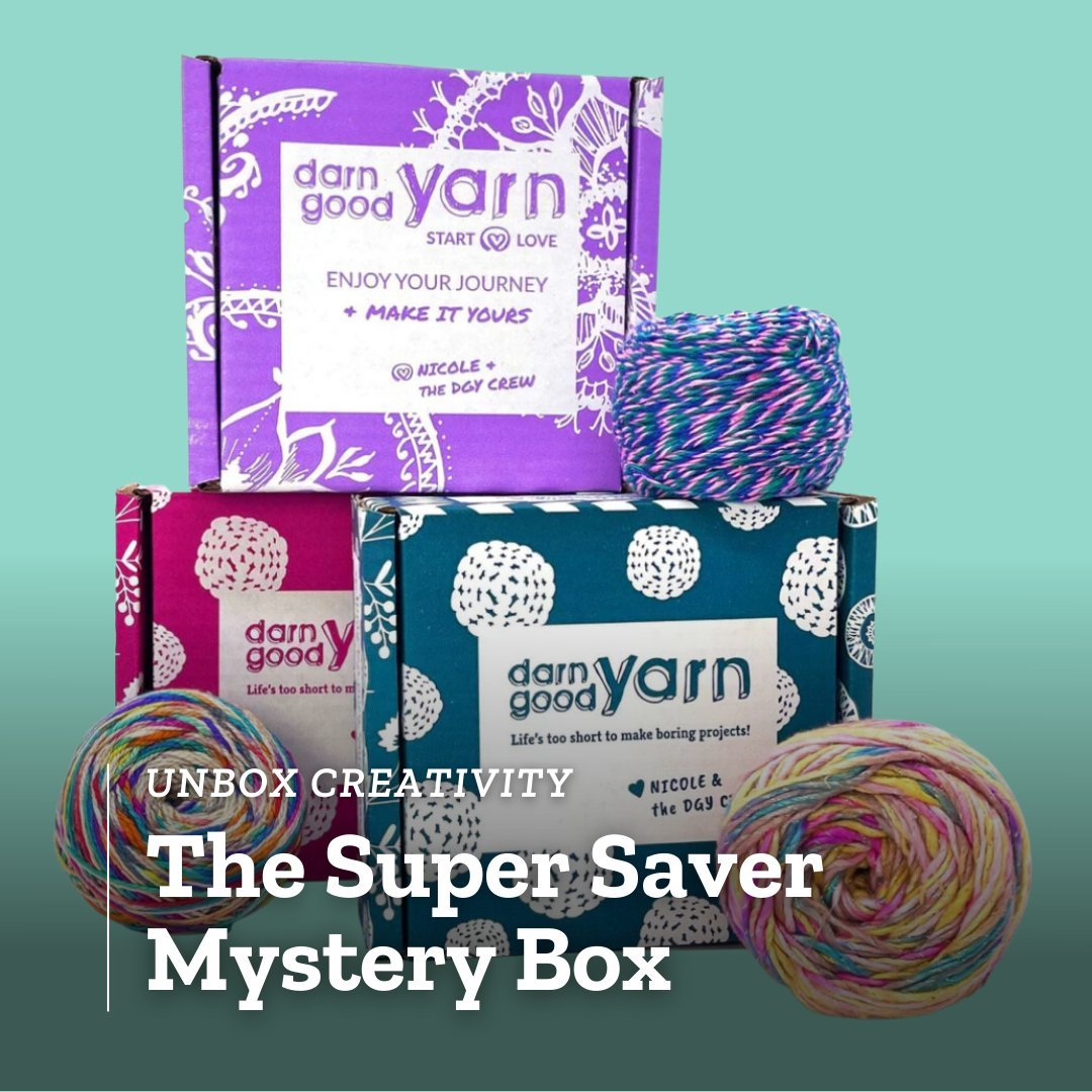 Super Saver Mystery Box for Crafters | Darn Good Yarn
