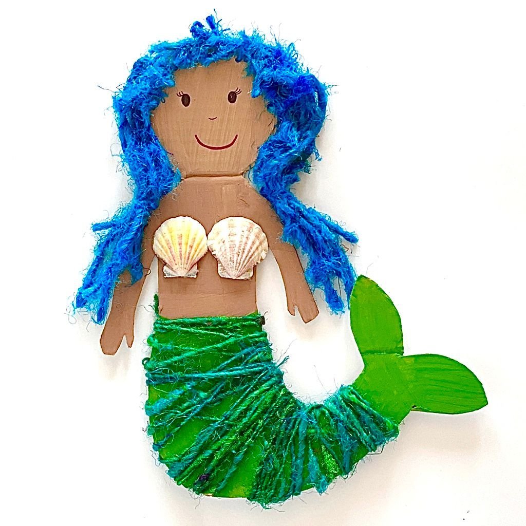 Crafts for Kids: The Recycled Mermaid - Darn Good Yarn