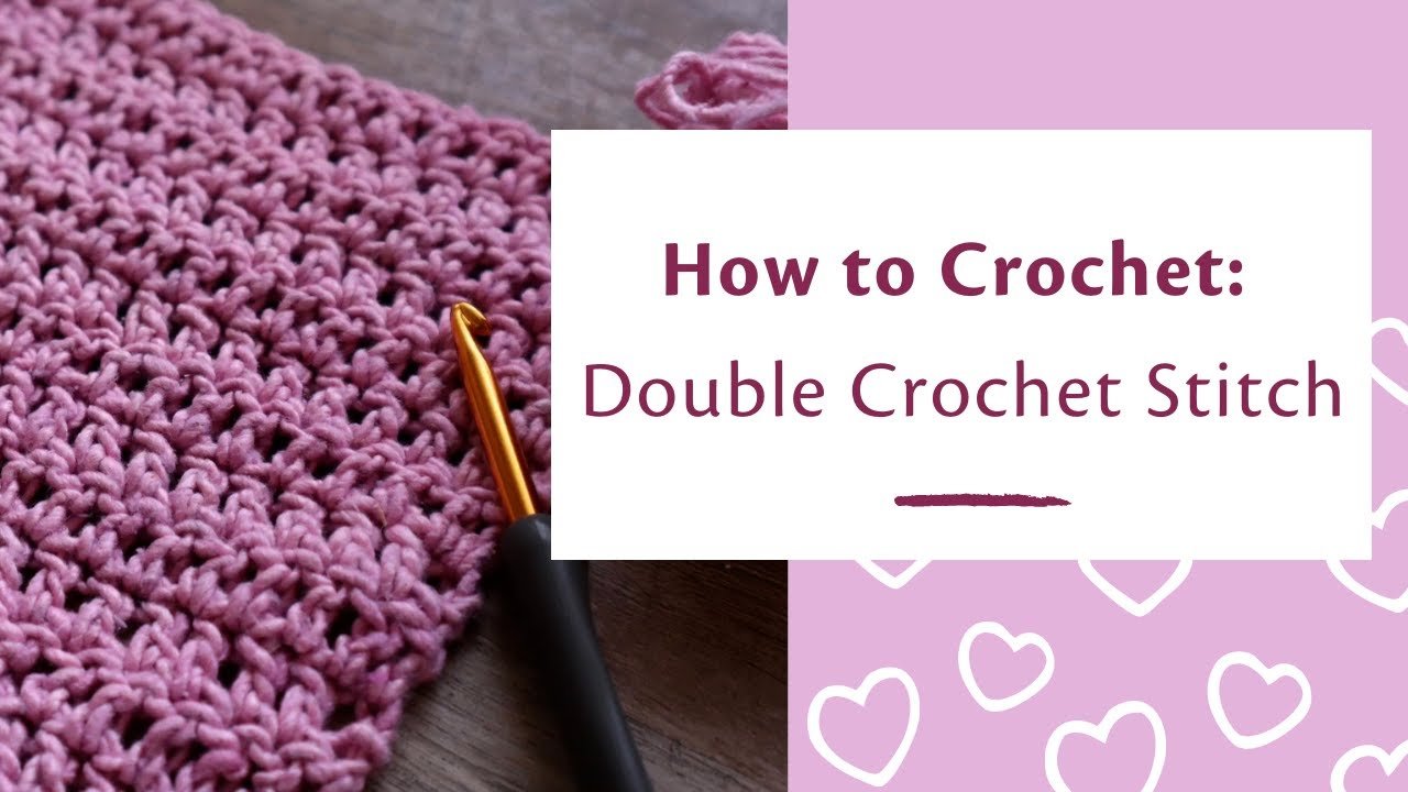 Crochet Double Crochet Stitch - Darn Good Yarn