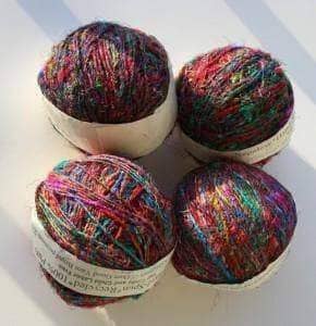CROCHET: Free Recycled Silk Yarn Scarf Pattern - Darn Good Yarn