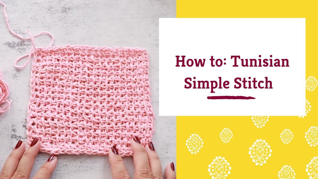 Crochet Tunisian Stitch - Darn Good Yarn