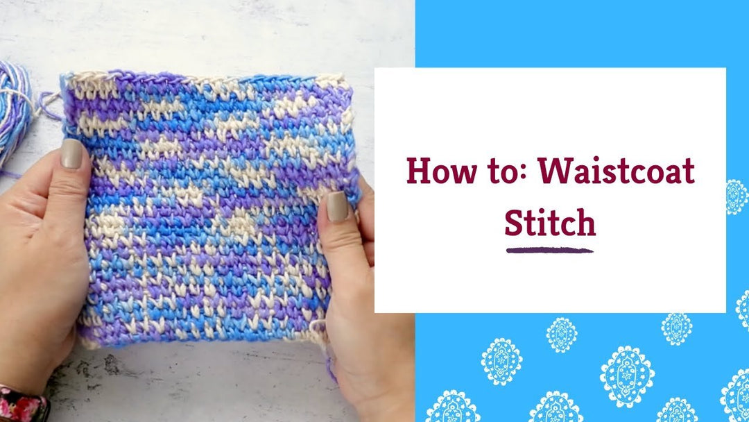 Crochet Waistcoat Stitch - Darn Good Yarn