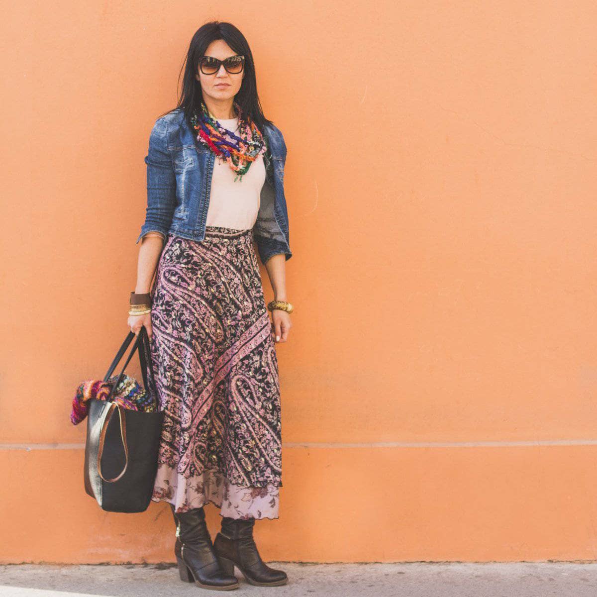 Darn Good Yarn Sari Wrap Skirt Reviews | Darn Good Yarn