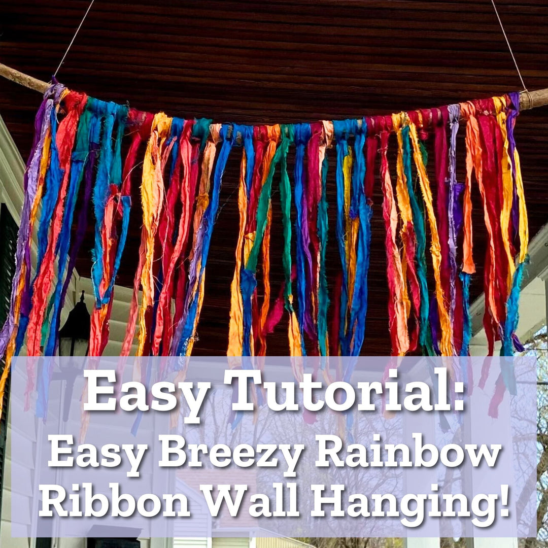 Easy Breezy Rainbow Wall Hanging - Darn Good Yarn