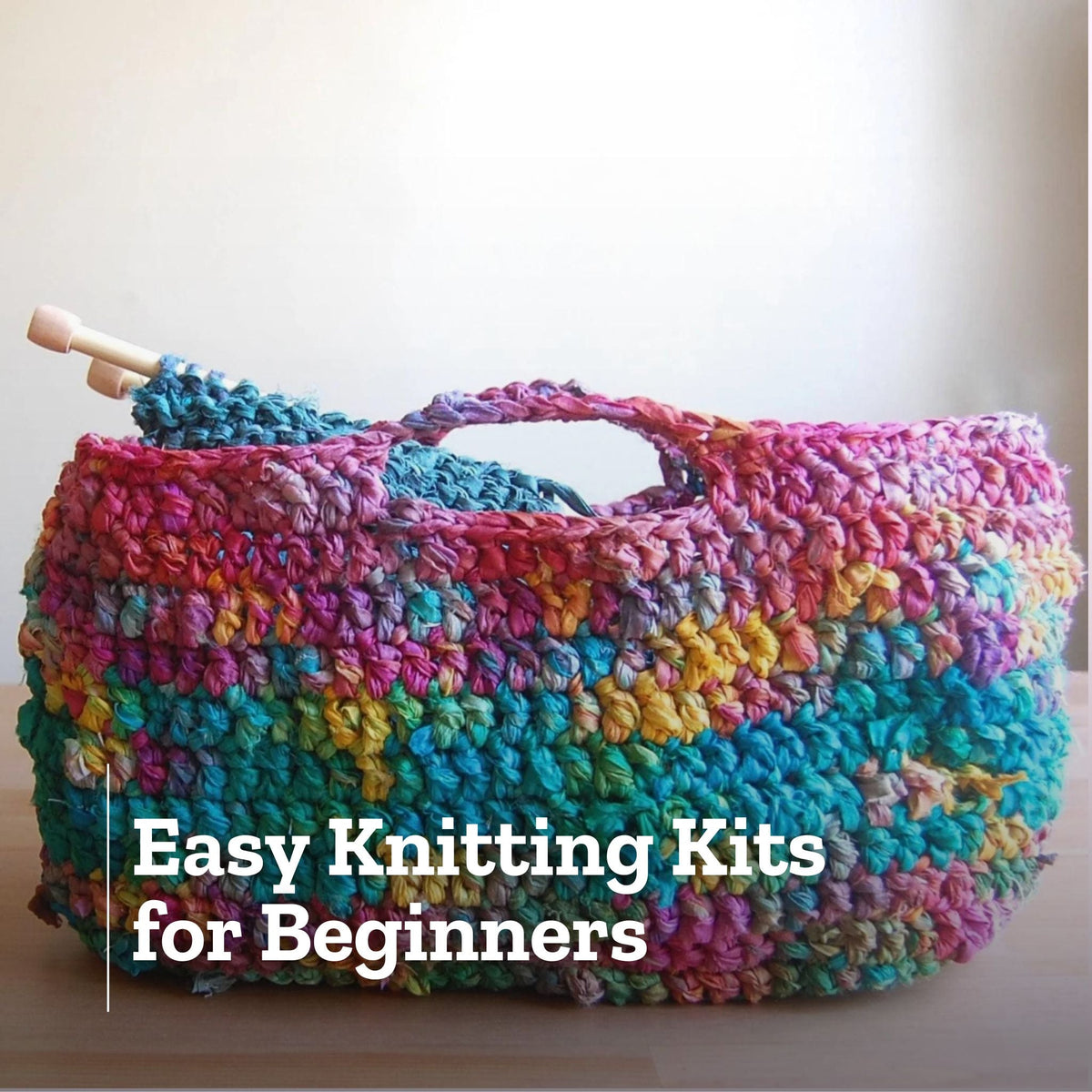Easy Knit Beginner Knitting Kits | Darn Good Yarn