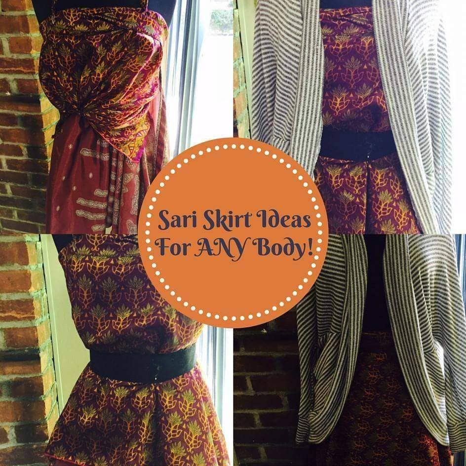 Flatter Your Body: 5 Flattering Sari Skirt Styles for the Plus Sized Woman - Darn Good Yarn