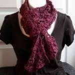 Free Lacey Crochet Scarf Pattern - Darn Good Yarn