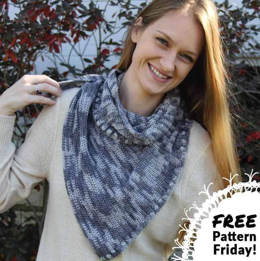 FREE PATTERN FRIDAY Adina Scarf Crochet Pattern - Darn Good Yarn