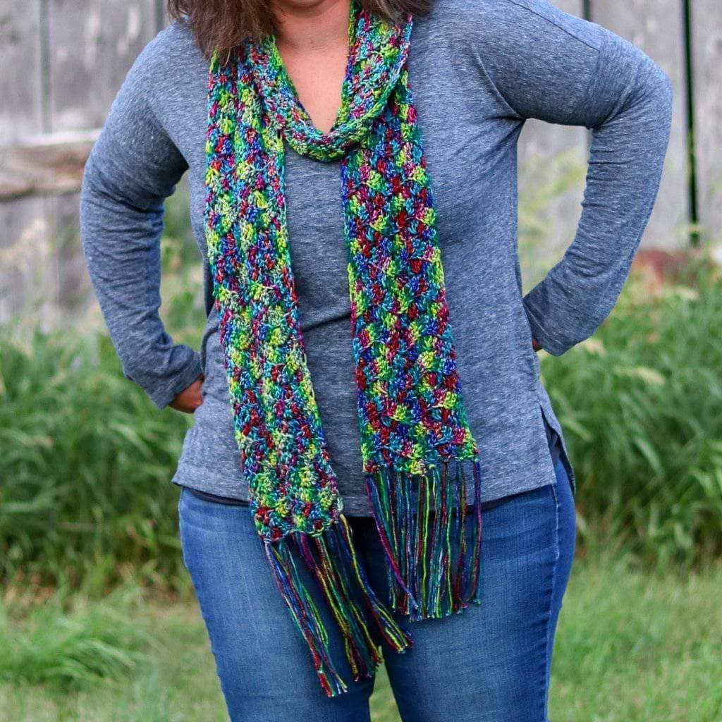 FREE PATTERN FRIDAY: Headlands Crochet Scarf Pattern/Kit - Darn Good Yarn