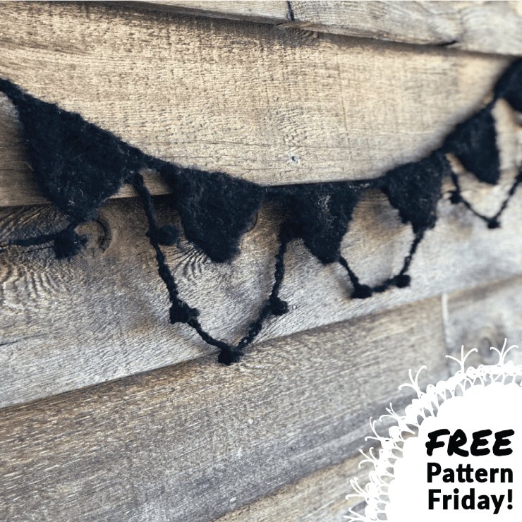 FREE PATTERN FRIDAY: SPOOKY CHIC HALLOWEEN BUNTING CROCHET PATTERN - Darn Good Yarn
