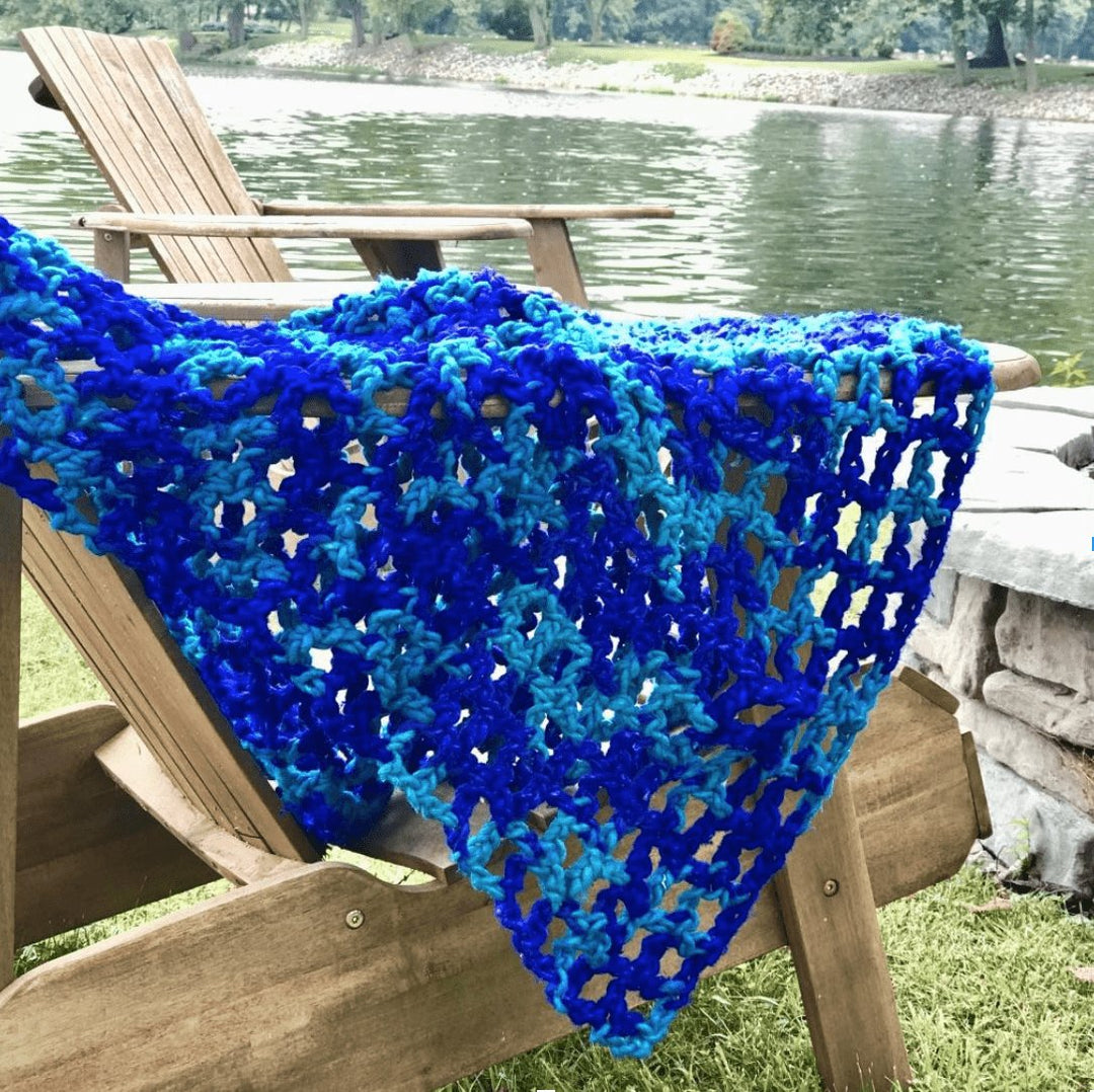 Free Pattern Friday: Summertime Lap Blanket - Darn Good Yarn