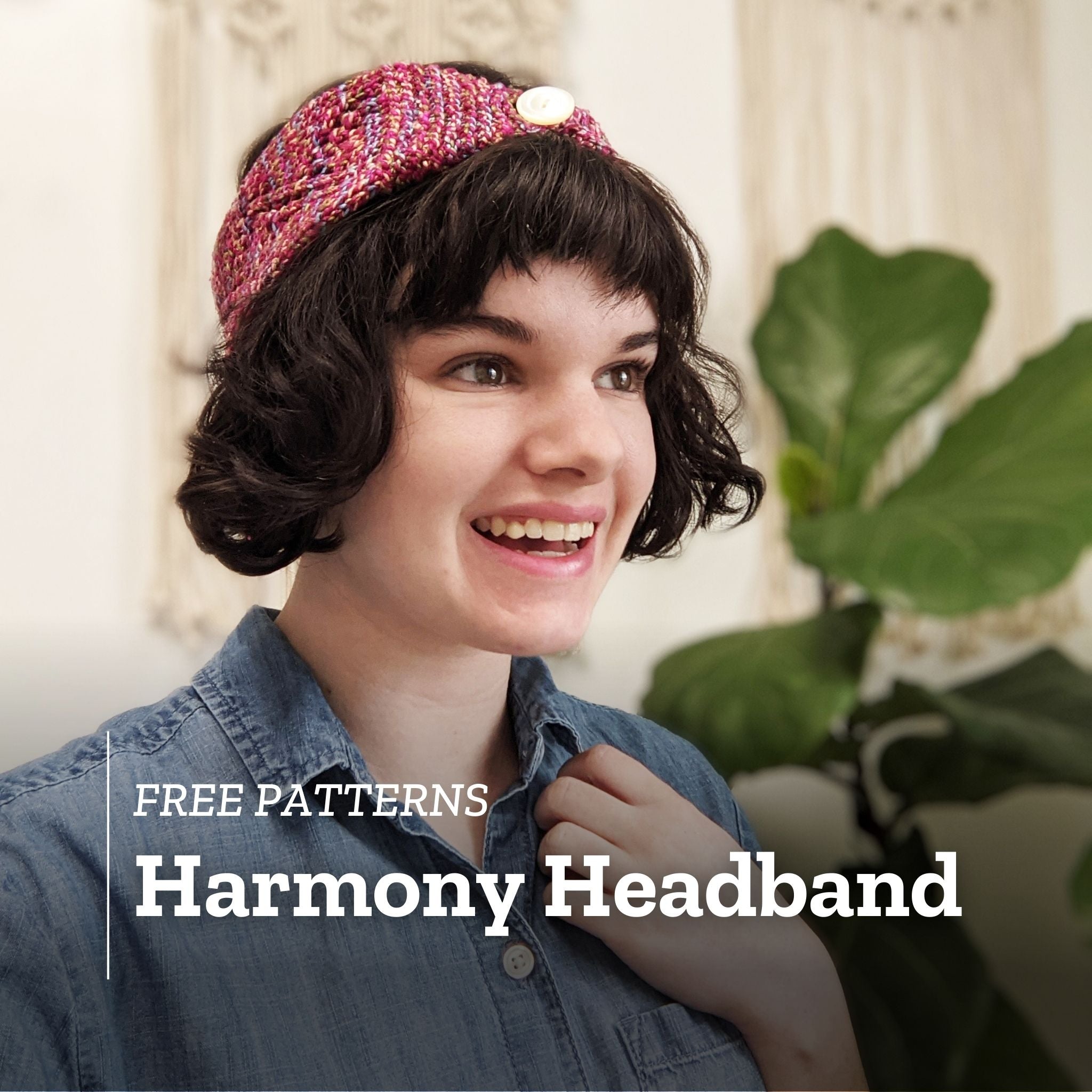 Free Pattern: Knit or Crochet The Harmony Headband - Darn Good Yarn
