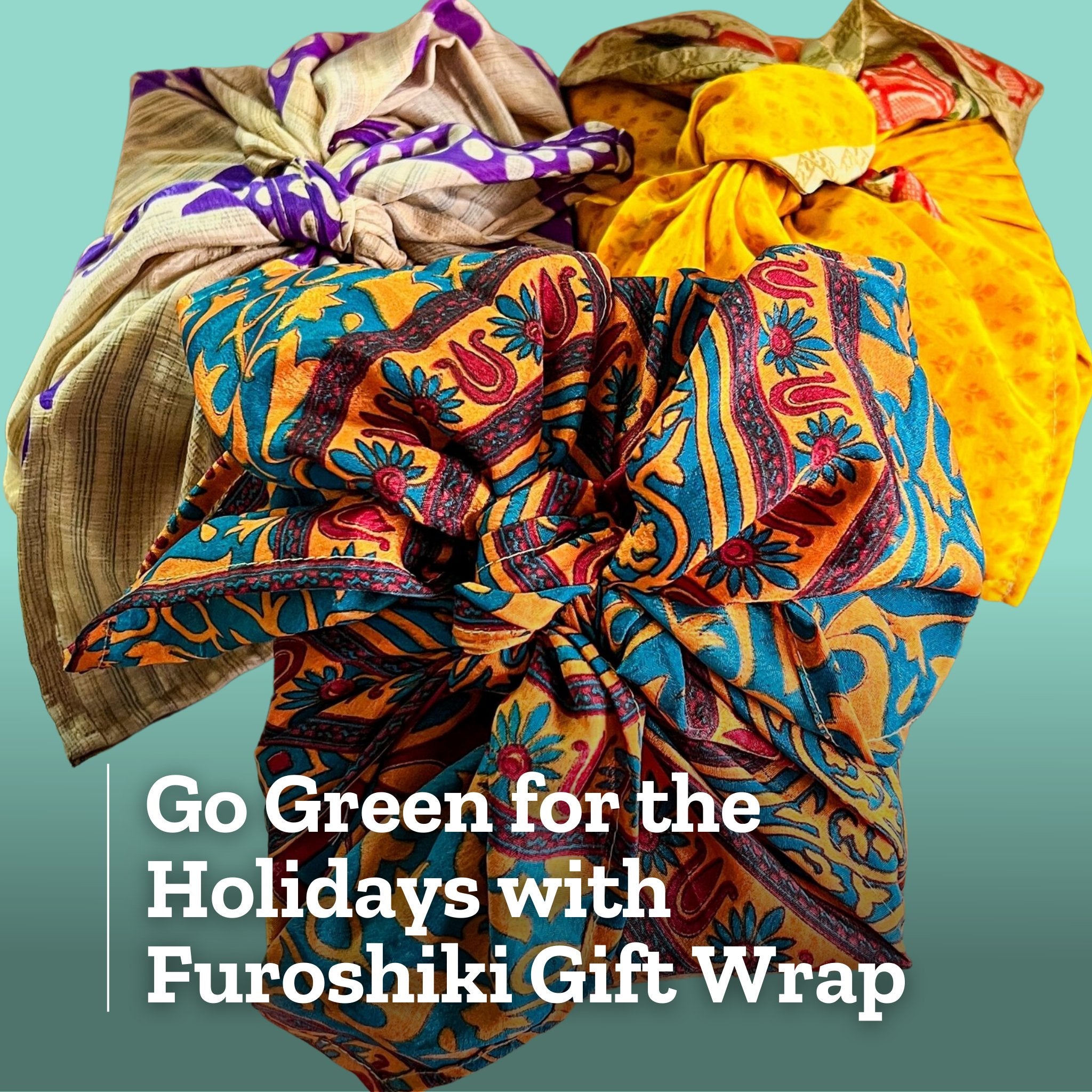 Go Green for the Holidays with Furoshiki Gift Wrap - Darn Good Yarn
