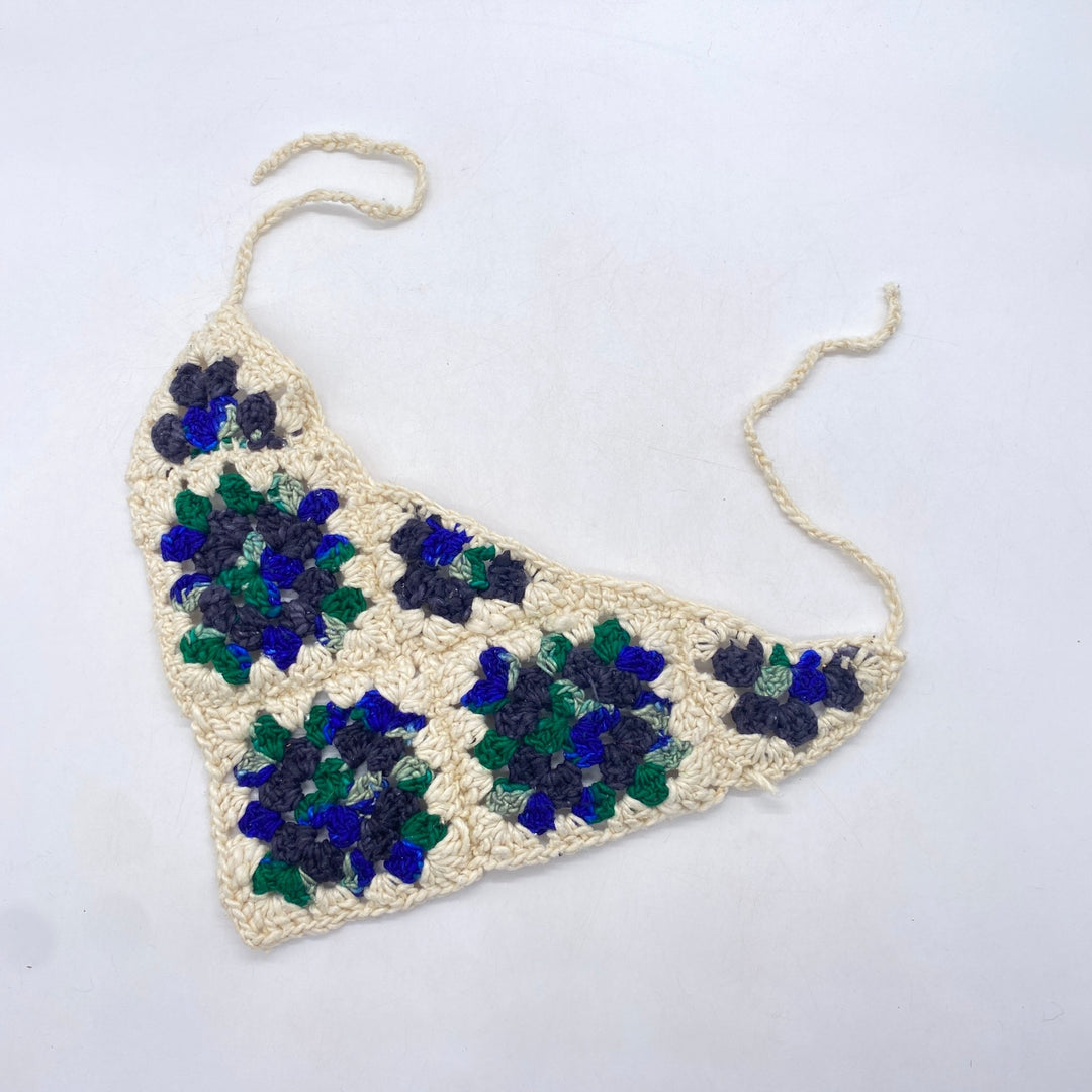 Granny Square Crochet Bandana | Easy DIY Crochet Tutorial - Darn Good Yarn
