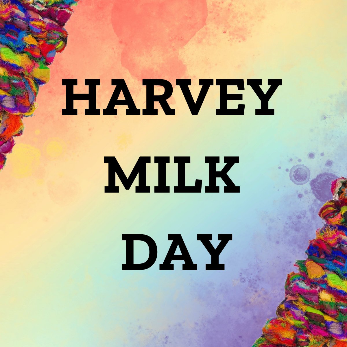 Harvey Milk Day - Darn Good Yarn