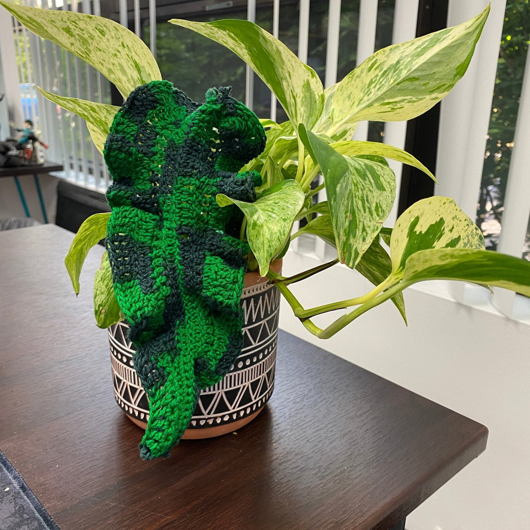 How To Crochet A Big Leaf - Darn Good Yarn