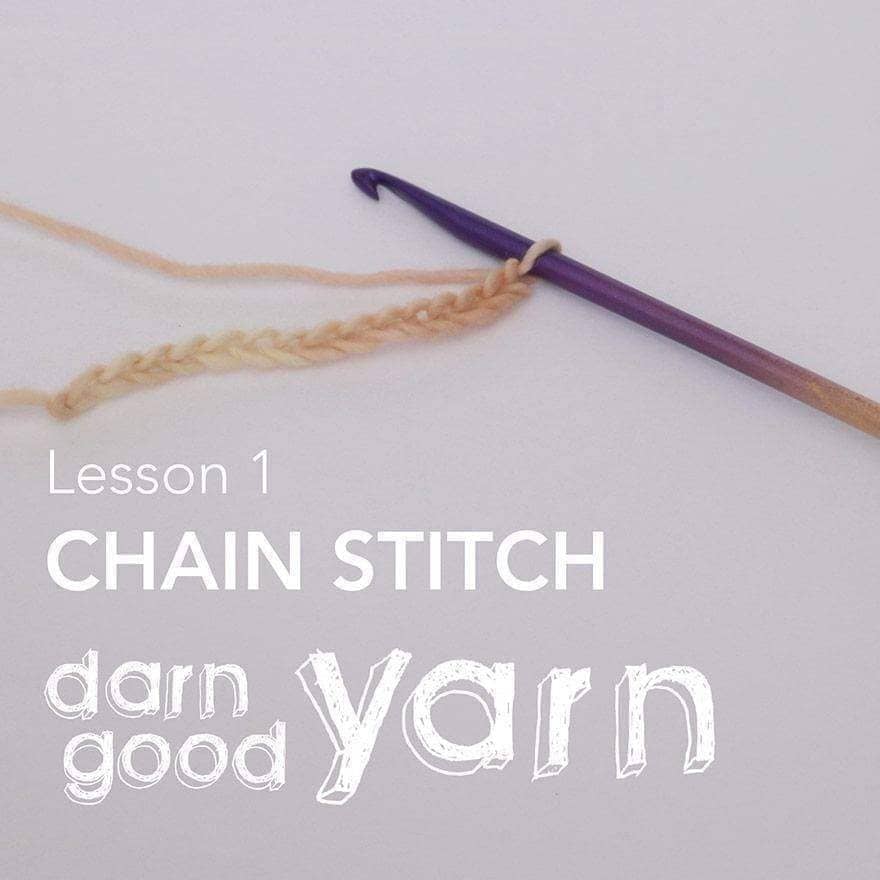 How To Crochet: Chain Stitch - Darn Good Yarn