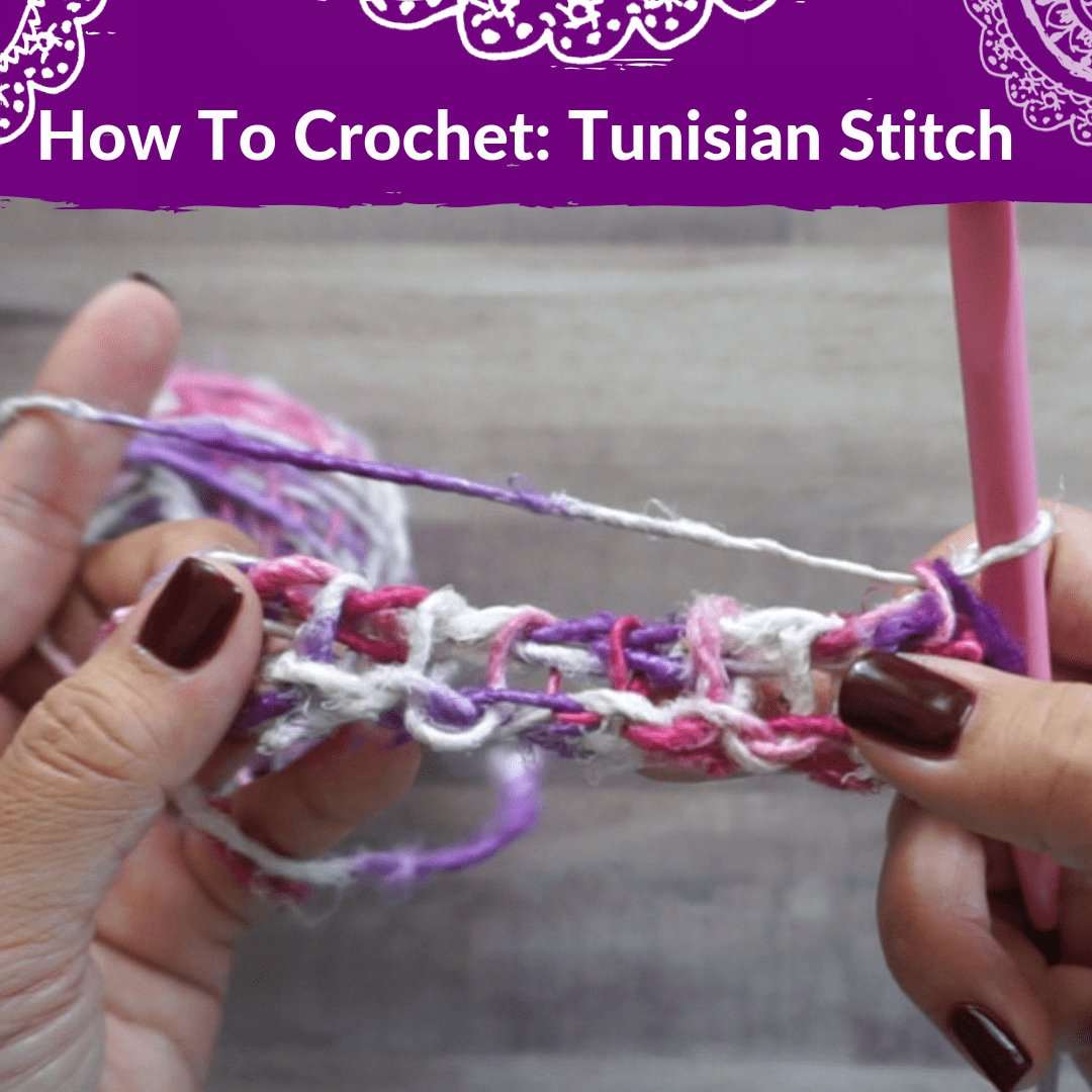 How to Crochet: Tunisian Stitch - Darn Good Yarn