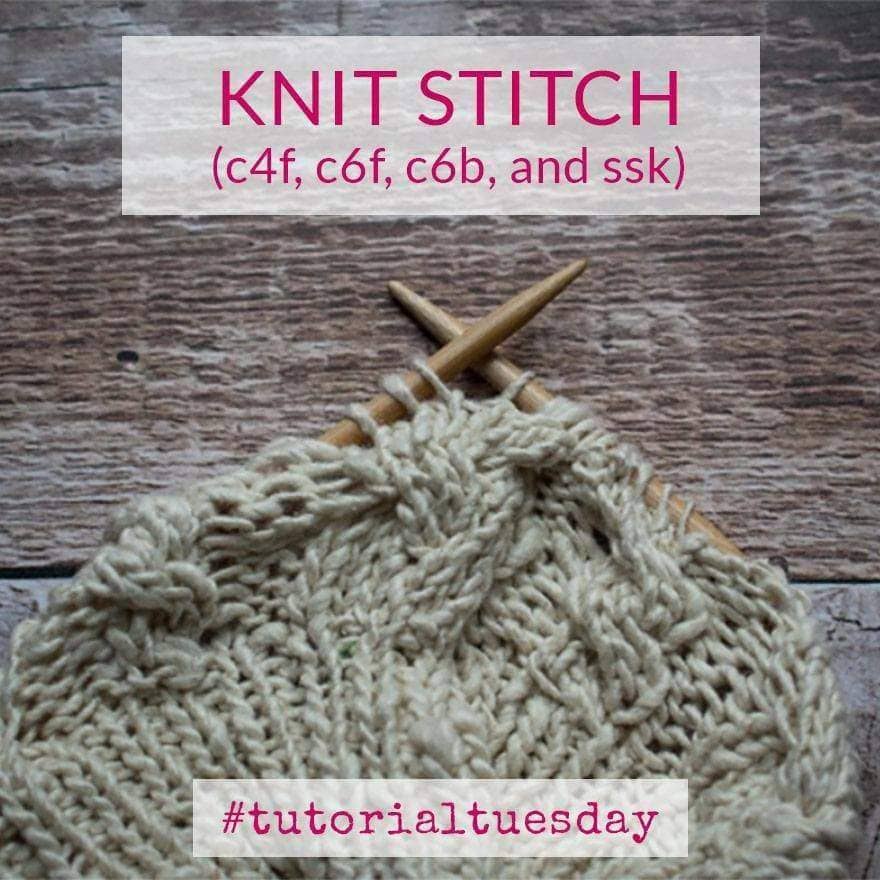 How To Knit: Cable Stitches and SSK - Darn Good Yarn