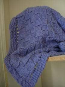 KNIT: Free Basketweave Baby Blanket - Darn Good Yarn