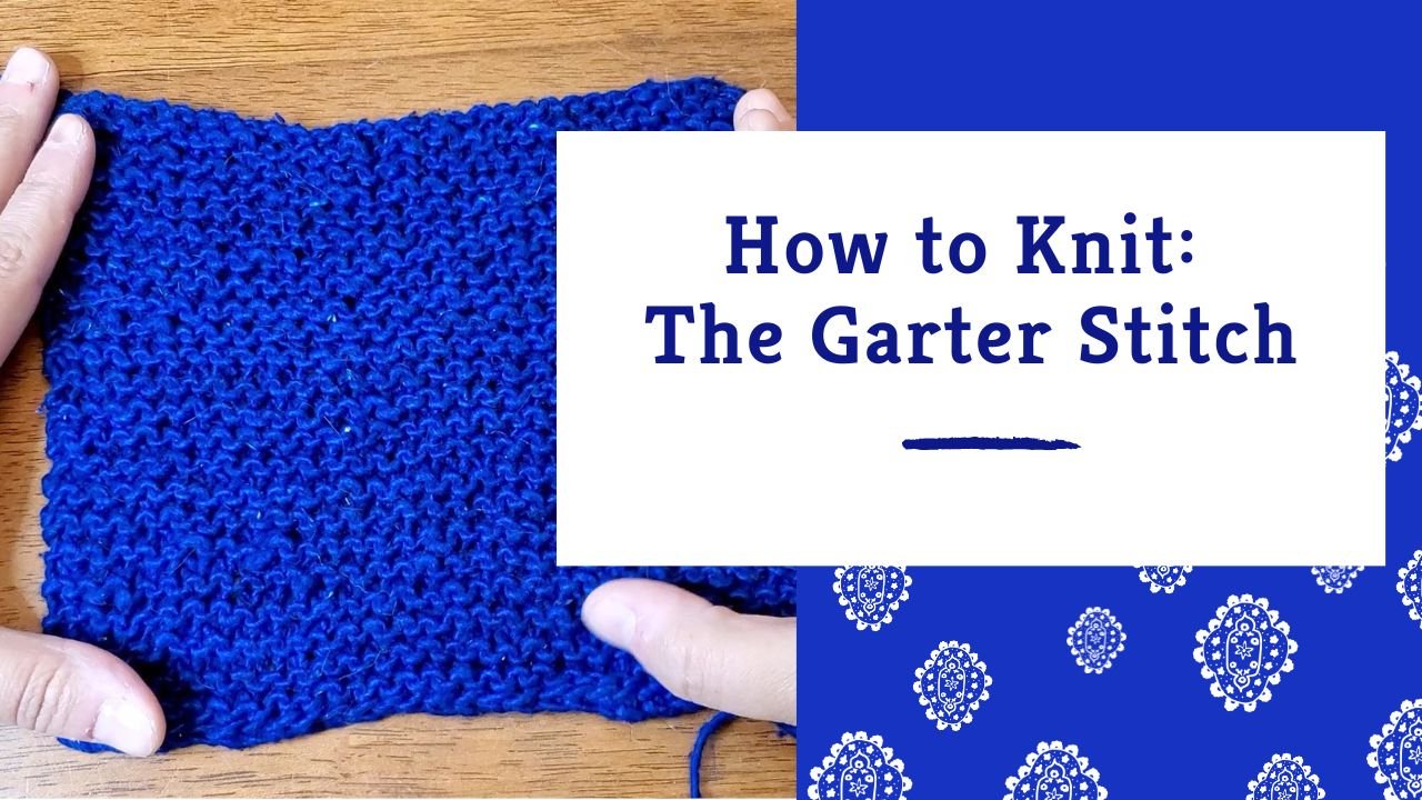 Knit Garter Stitch - Darn Good Yarn