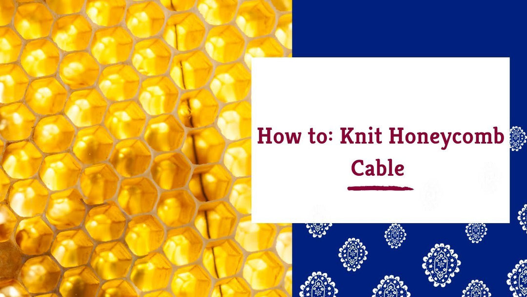 Knit Honeycomb Stitch - Darn Good Yarn
