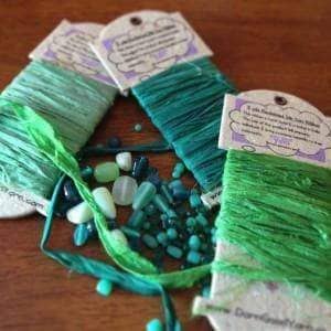 Mini Packs of Recycled Sari Silk Ribbon Now at Darn Good Yarn - Newsletter - Darn Good Yarn