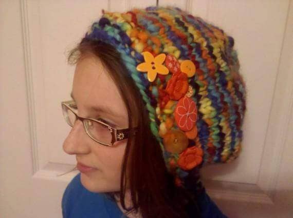 Monday update: cute as a Button- the hat and the husband - Darn Good Yarn