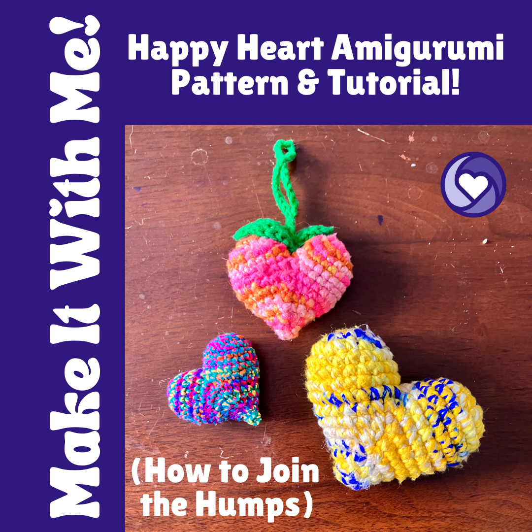 How to Crochet a Happy Heart Amigurumi – Free Tutorial & Pattern!