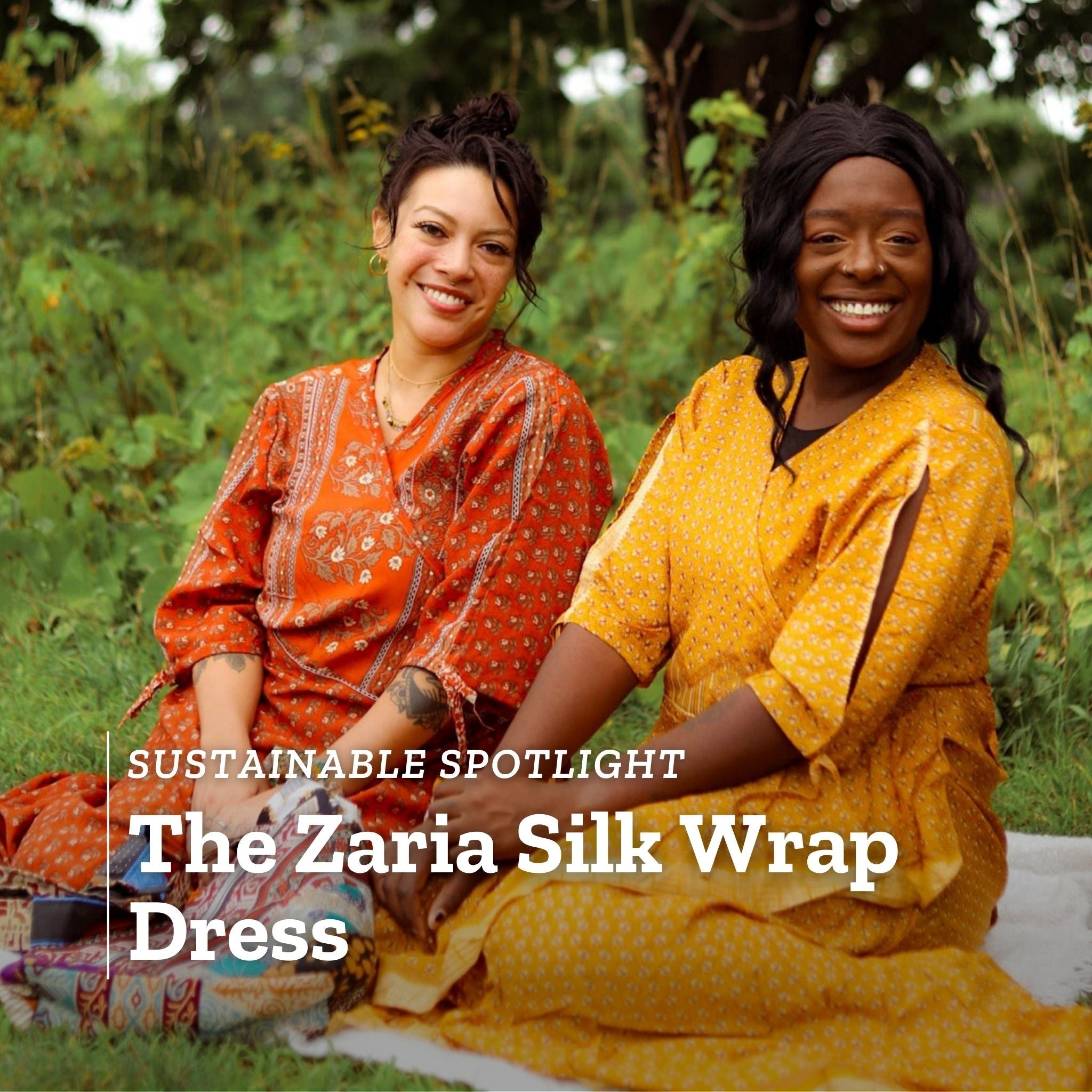 Sustainable Spotlight: The Zaria Wrap Dress - Darn Good Yarn