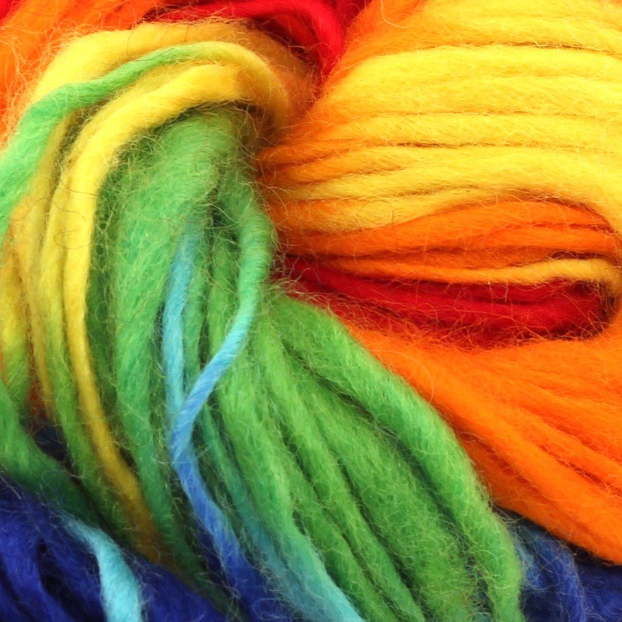 Variegated Thick and Thin Wool Yarn - Darn Good Yarn